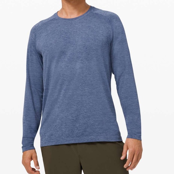 lululemon athletica Other - LULULEMON Metal Vent Tech LS 2.0 Silverescent Size Medium Men’s like Swiftly Run